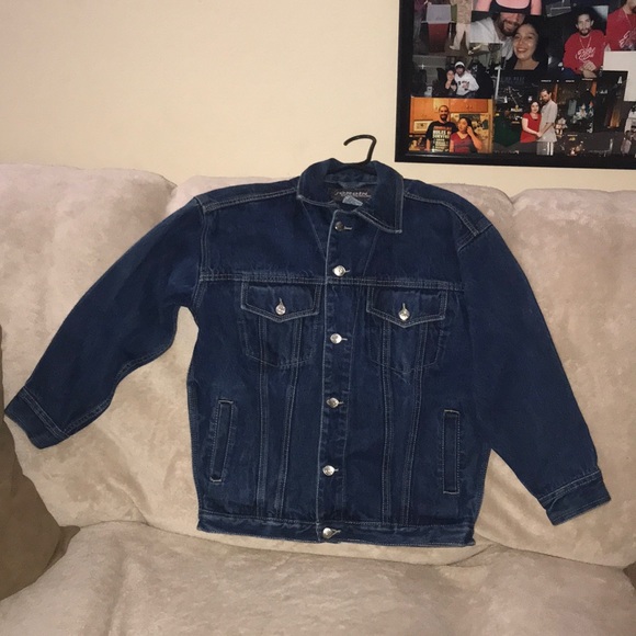 Jordin sportswear M (10-12) jean jacket 4 pockets 💕 - Picture 2 of 6